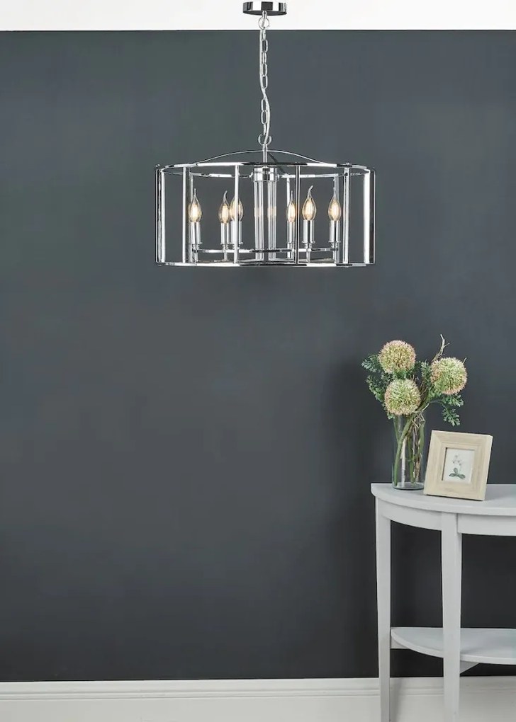 Dar Lighting MYKA MYK0650 Függőlámpa 6x40W/E14