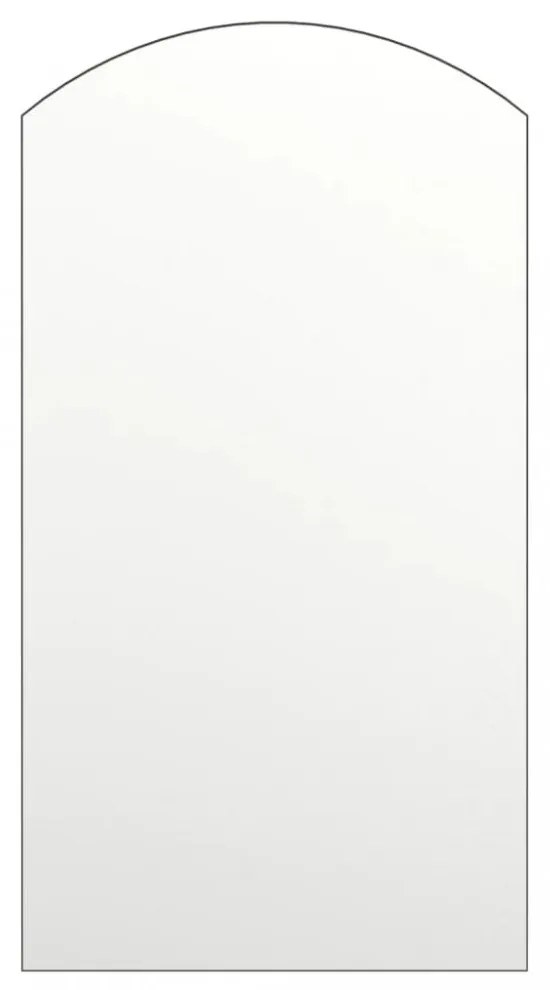 ívelt üvegtükör LED-lámpákkal 90 x 45 cm