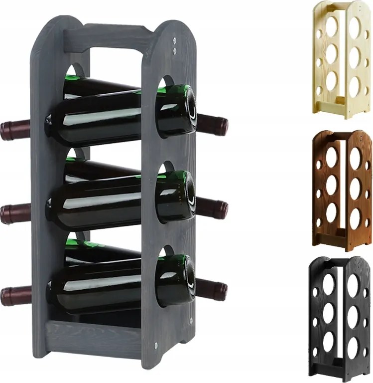 Bortartó állvány bortartó állvány alkoholtartó fa bortartó állvány 6cipő
