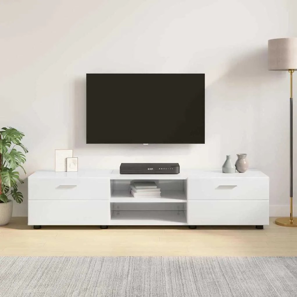 TV szekrény fiókkal Beton szürke 150 x 39 x 30 cm Faanyag