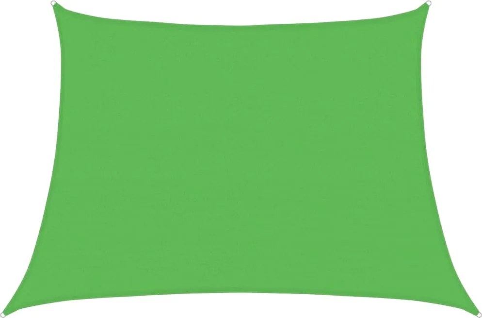 vidaXL világoszöld HDPE napvitorla 160 g/m² 4/5 x 3 m