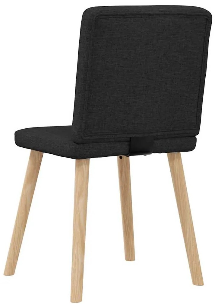 4 db fekete szövet étkezőszék
