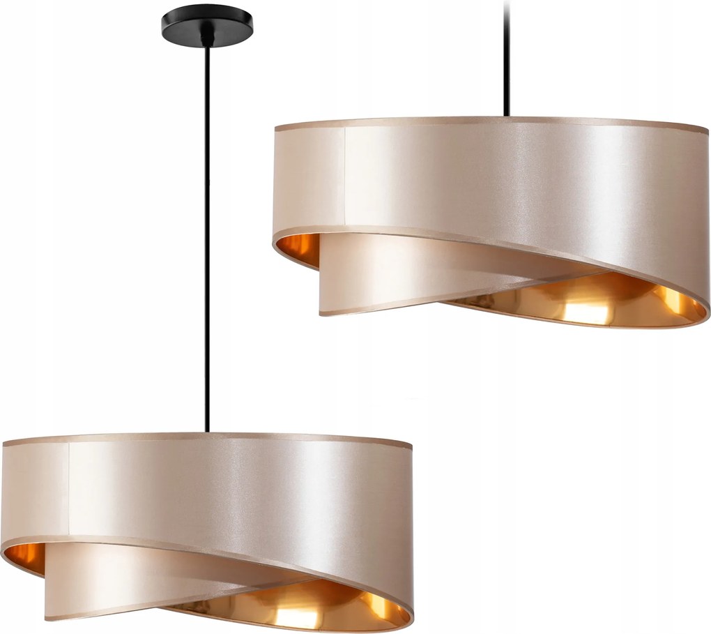 Függő Lámpa Csillár Modern Beige Gold 50CM