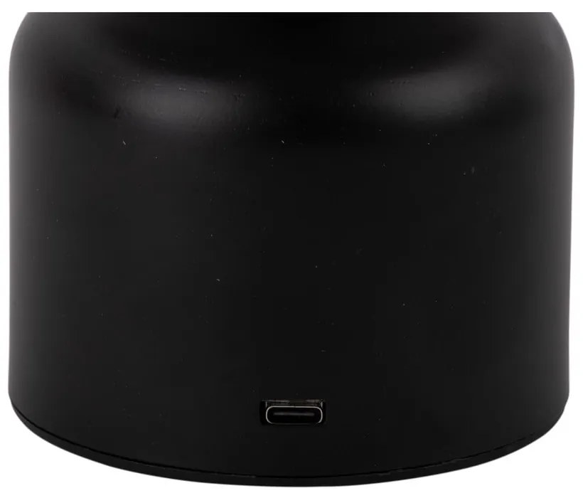 Fekete LED asztali lámpa (magasság 15 cm) Impetu – Leitmotiv