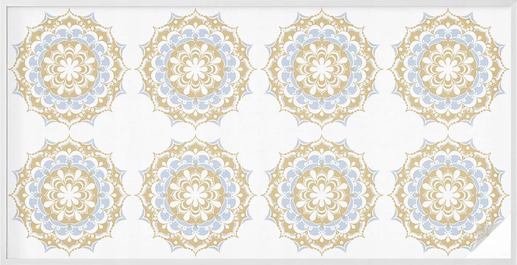 Ablakfólia Ablaküveg Adatvédelem Mandalák boho 200x100 cm