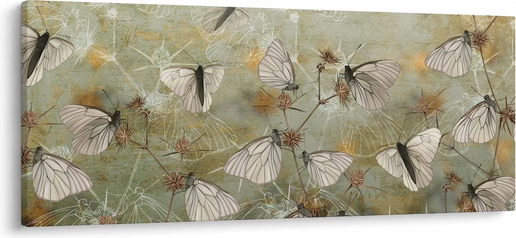 Kép - szüret lepkék (120x50 cm)