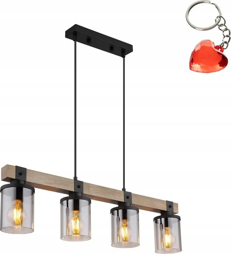 Függő lámpa Lila 15555-4H Globo