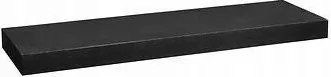 Öntapadós fali polc 60cm fekete