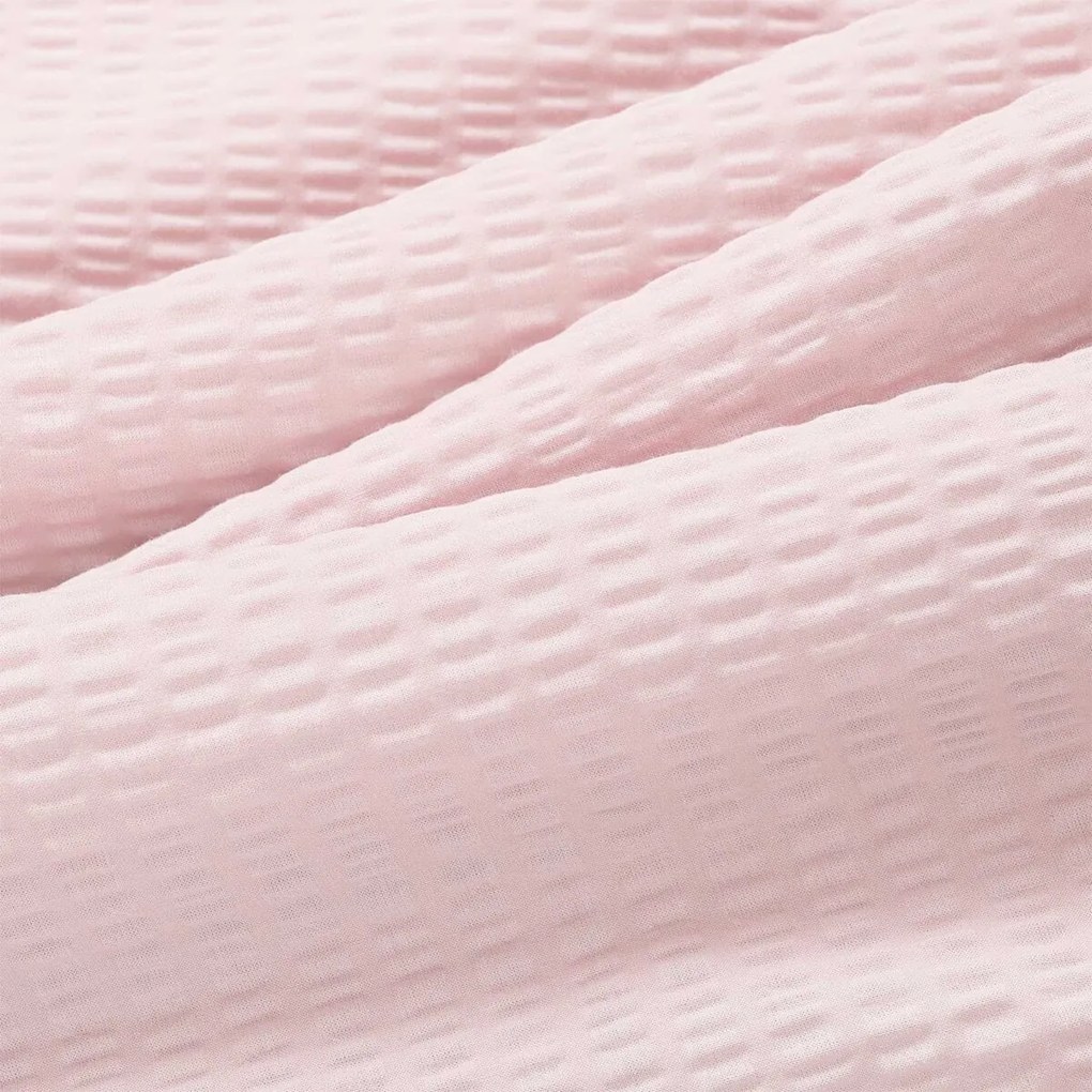 Goldea gyermek krepp ágyneműhuzat duo - festett szivárványok - púderrózsaszín hátoldal 140 x 200 és 70 x 90 cm