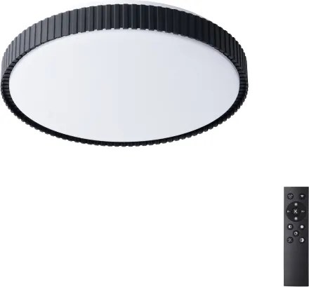Brilagi - LED dimmelhető mennyezeti lámpa CORVO LED/72W/230V 3000-6000K fekete átm. 50 cm+távirányító