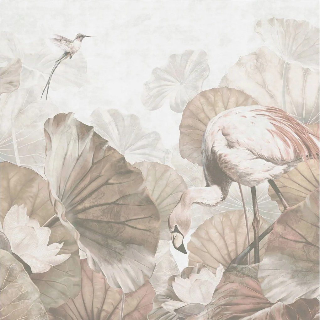 Fali fotótapéta Étkezőbe Elegáns természet 250x250 Ragasztó