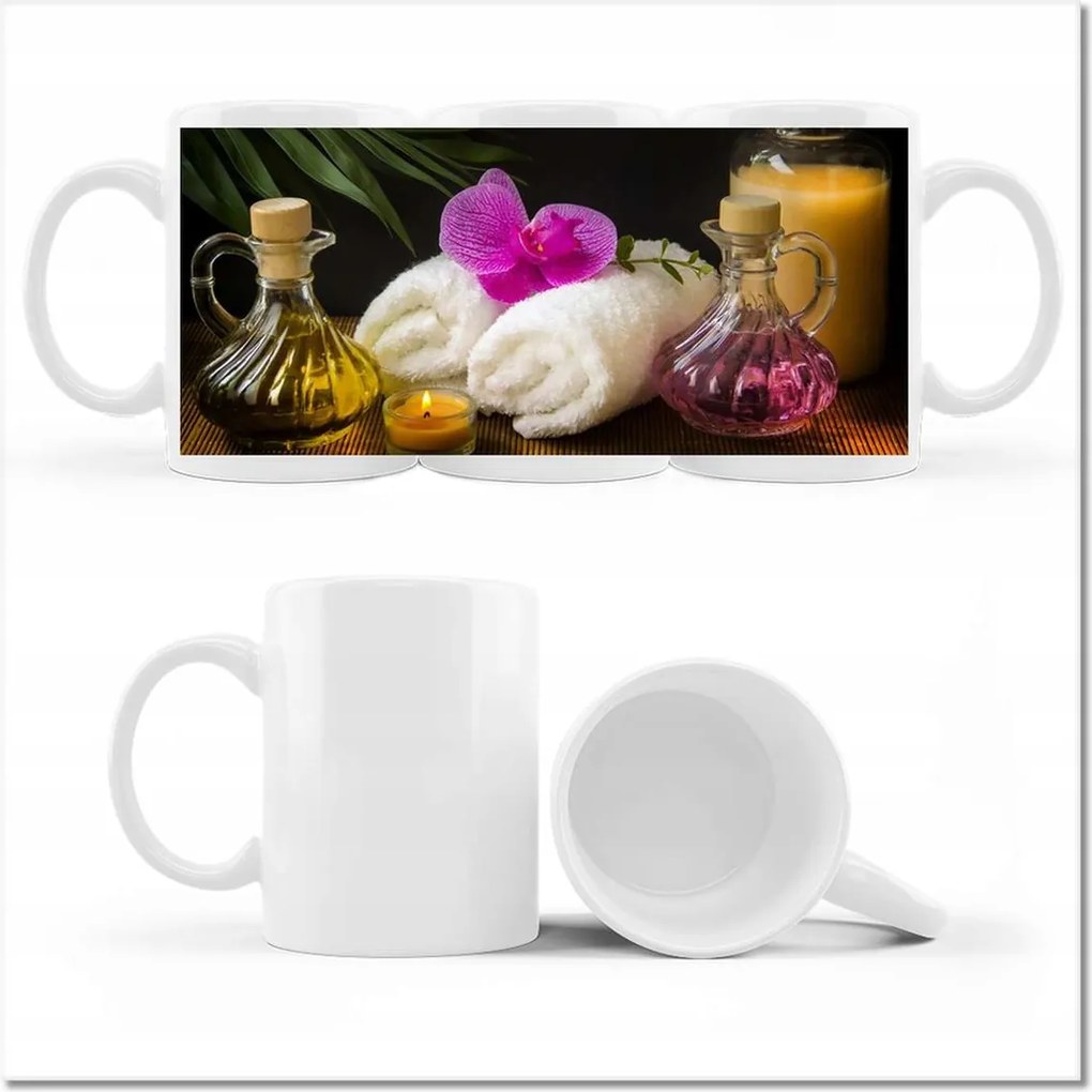 Nyomott mintás bögre Spa Wellness Relaxáció Víz