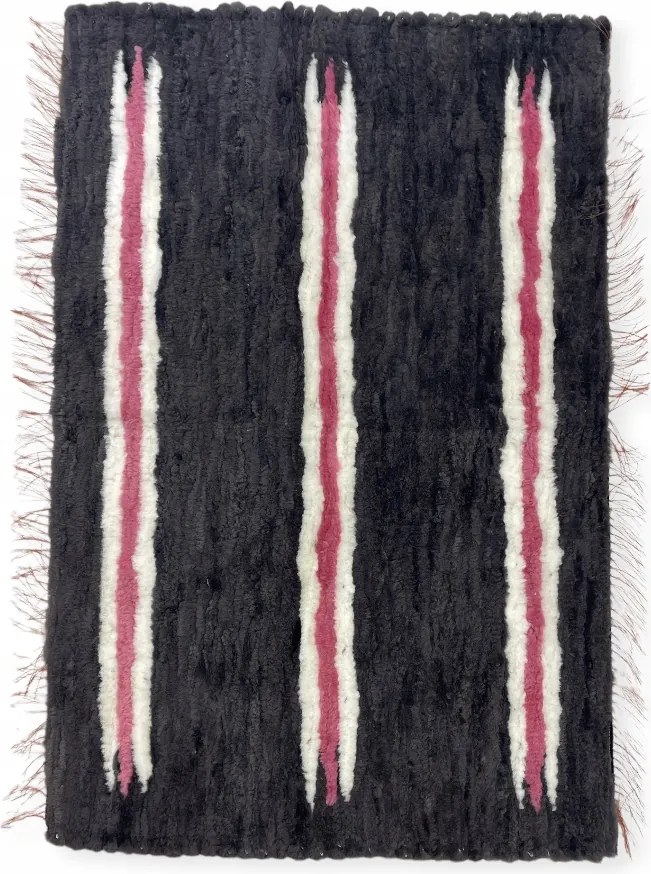 Gyapjú Szőnyeg Csíkok Modern Természetes Szőtt