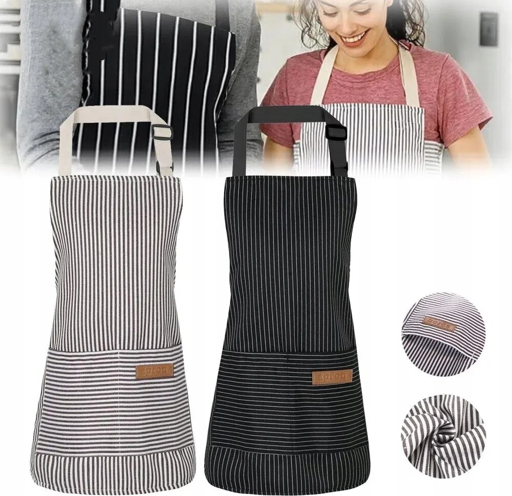 2DB Konyhai Kötény Vendéglátóipari Védőkötény Konyhai Zsebbel