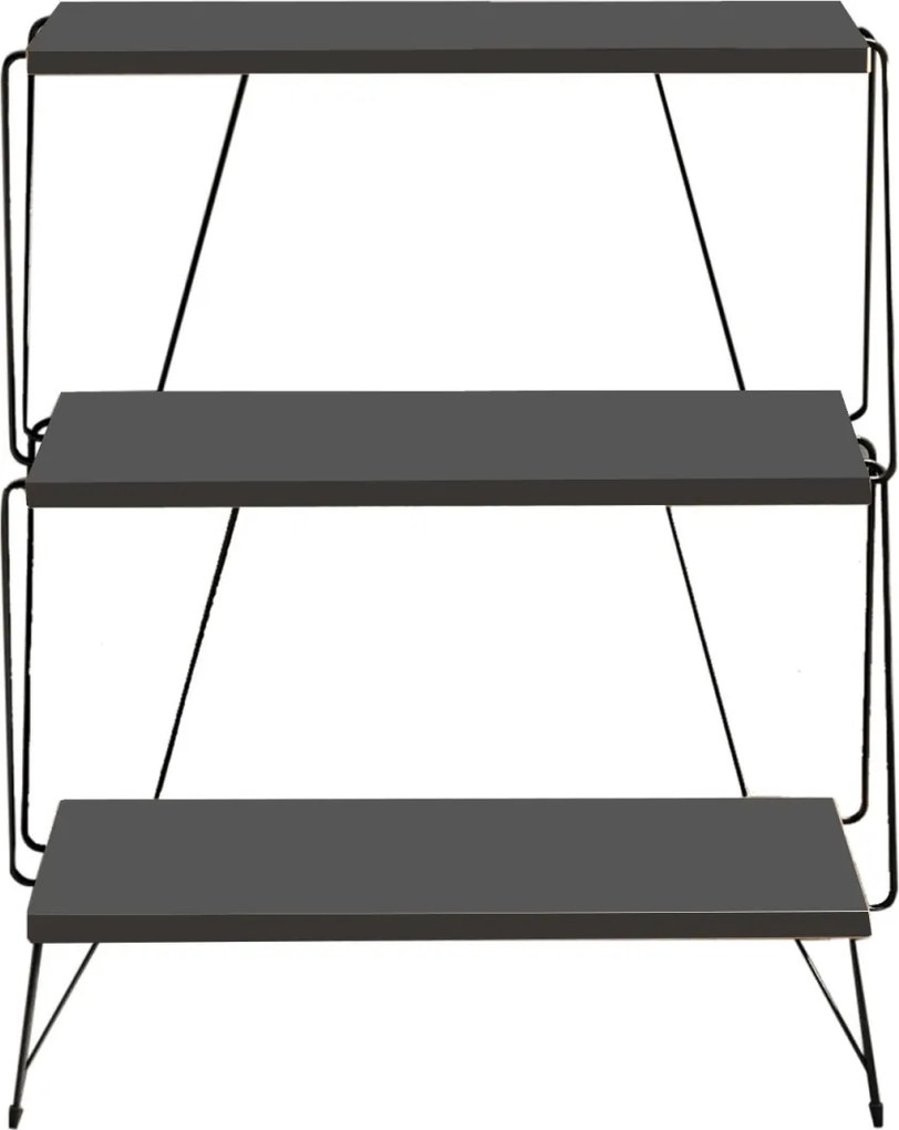 Lazandos dohányzóasztal, antracit, 46 cm