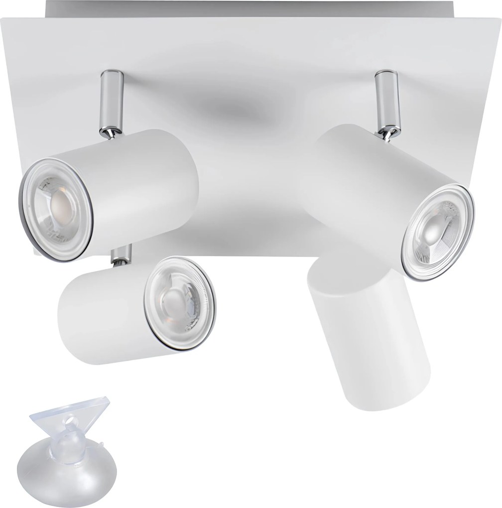 Kanlux Mennyezeti lámpa Led spot fali lámpa Evalo 4x GU10 4x10W fehér matt