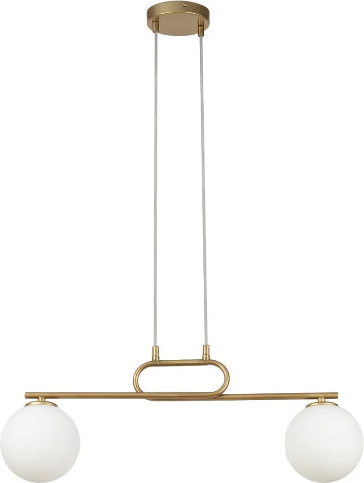 SIGMA LIGHTING 33632 TES Többágú Függesztett Lámpa Fehér, Arany G9 IP20