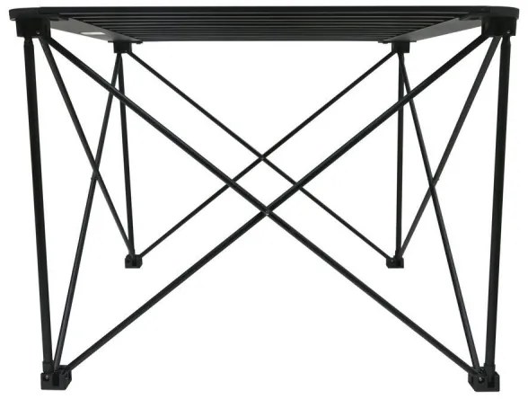 Összecsukható kempingasztal 70x70cm antracit