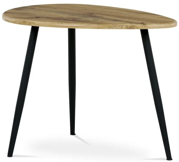 Tárolóasztal 60×40 cm, MDF, Tölgy. AF-3011 OAK