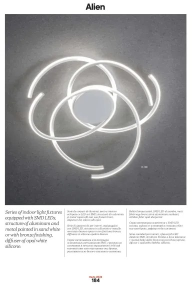 Redo 01-2748 - LED Dimmelhető mennyezeti lámpa ALIEN LED/75W/230V 3000K fehér