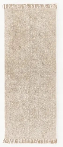 Kézzel hímzett futószőnyeg pamutból Daya rojtokkal 80 x 200cm