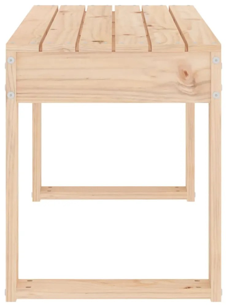 tömör fenyőfa kerti pad 80 x 38 x 45 cm