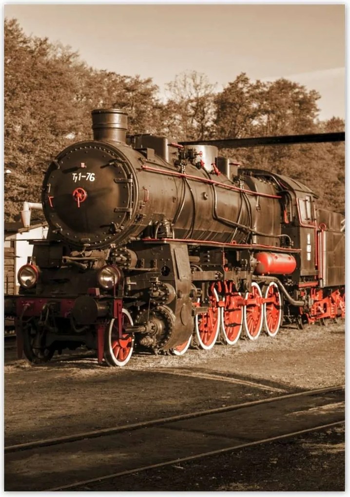 Poszterek 70x100 Gőzmozdony Ty1-76
