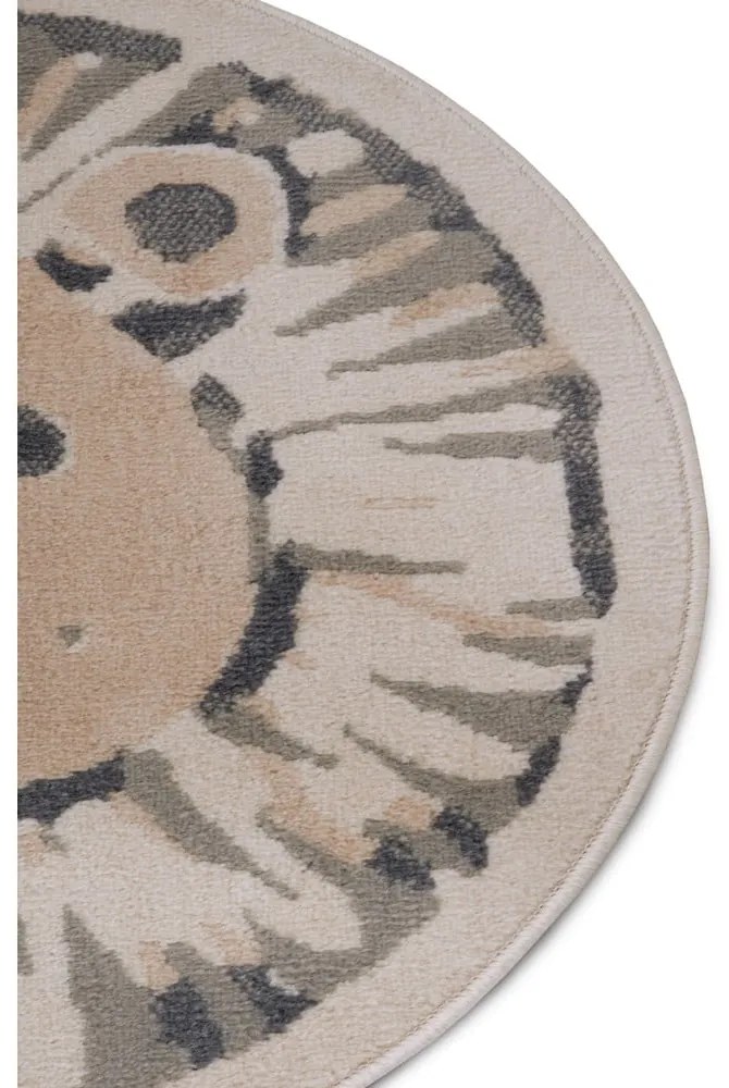 Bézs gyerek szőnyeg ø 100 cm Lion – Hanse Home