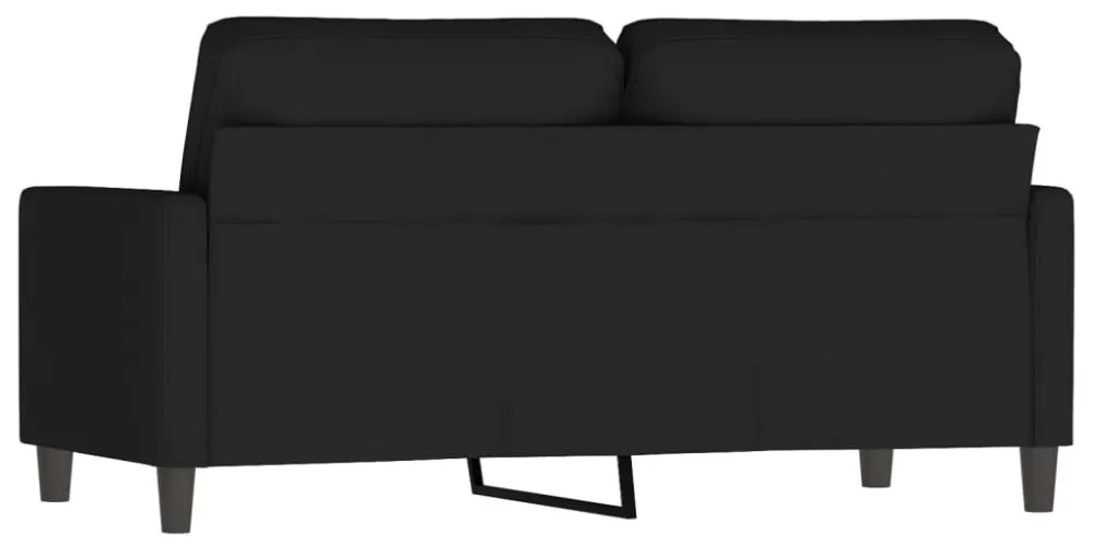 kétszemélyes fekete bársony kanapé 140 cm