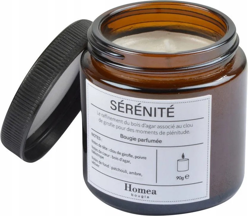 Illatgyertya üvegtégelyben Fűszerek Illata