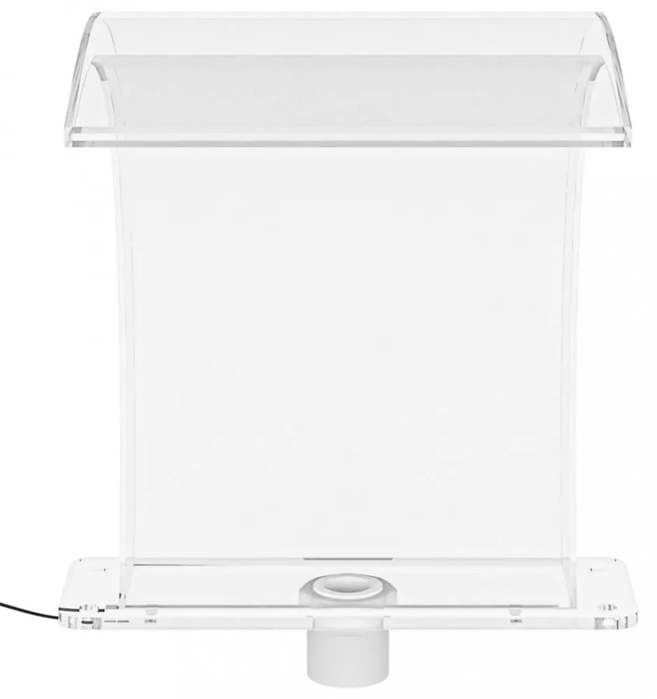 akril medenceszökőkút RGB LED-ekkel 50 cm