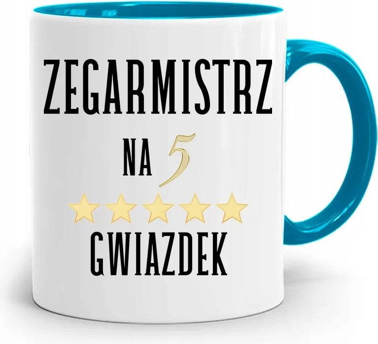 Kék Bögre Óramesternek Ötcsillagos, fényképes nyomattal