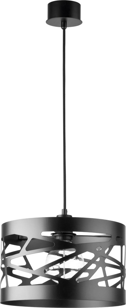SIGMA LIGHTING 31074 MODULE Ernyős Függesztett Lámpa Fekete E27 IP20