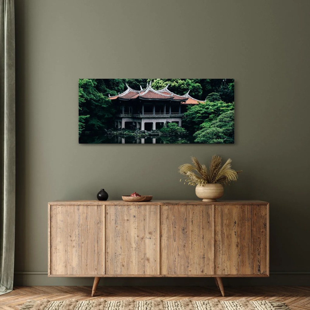 A japán nemzeti kert képe (120x50 cm)
