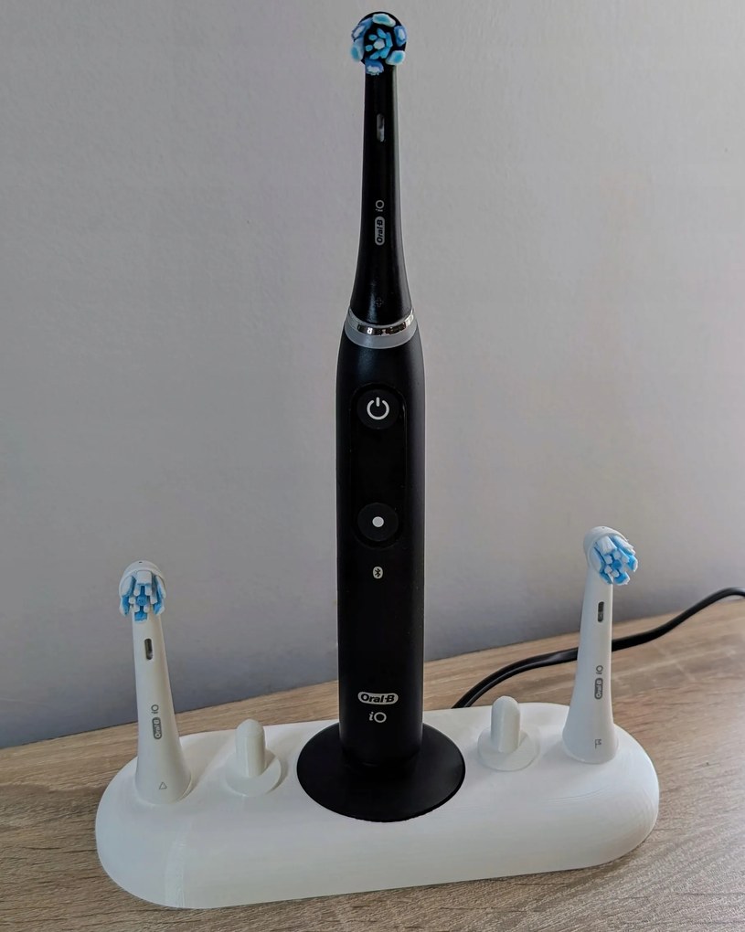 Fogkefetartó/állvány és fogkefefej tartó Oral B iO 7 8 9 Fehér