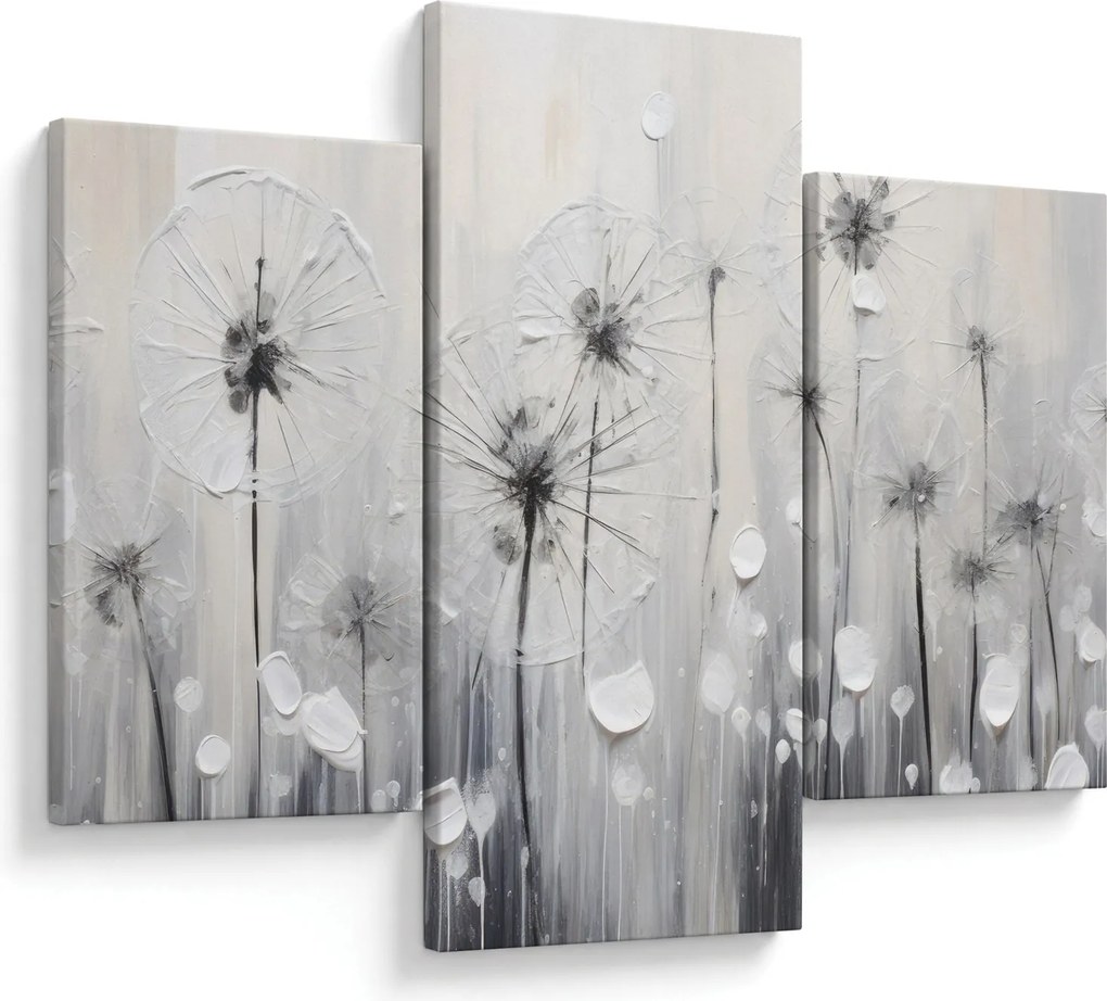 Kép - Pitypang, festés (90x60 cm)