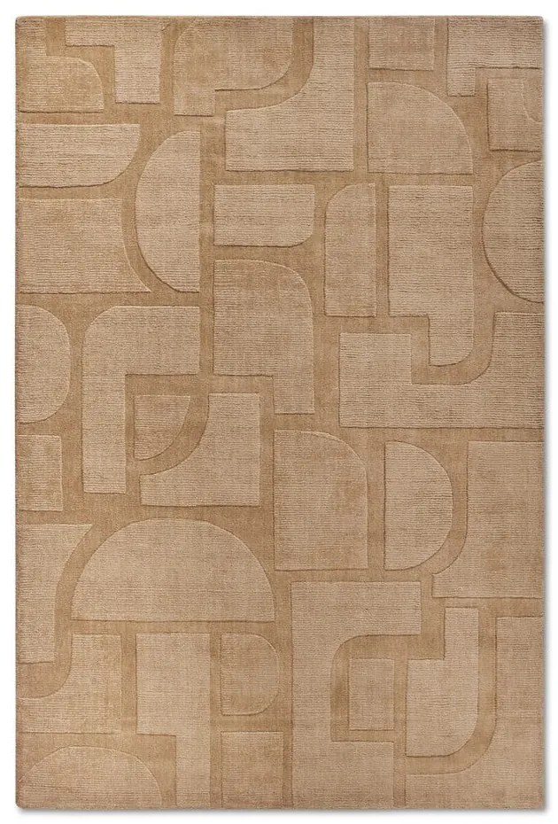 Bézs kézi szövésű gyapjú szőnyeg 80x150 cm Alexis – Villeroy&amp;Boch