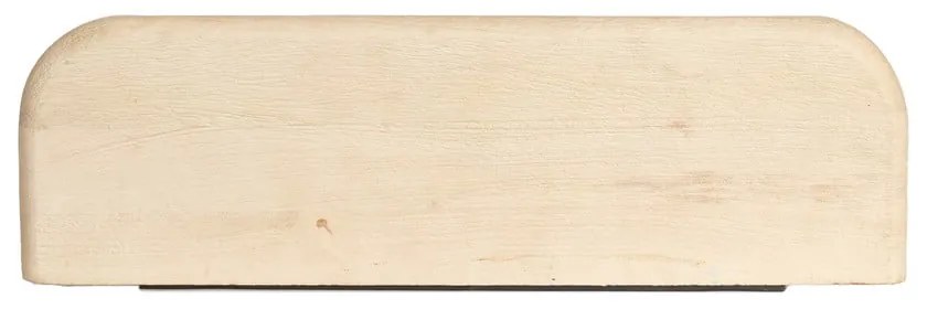 Natúr színű mangófa fali polc 50 cm Tarontu – Light & Living