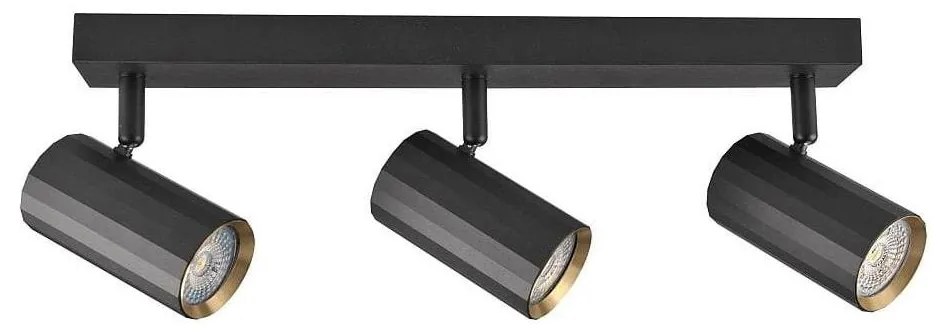 Spotlámpa NICEA 3xGU10/10W/230V fekete