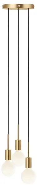 Nordlux - PACO kábeles függőlámpa 3xE27/25W/230V sárgaréz