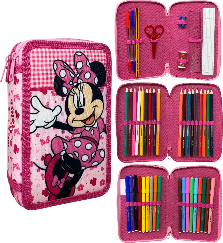 Disney Minnie Lovely Charm tolltartó töltött 3 emeletes