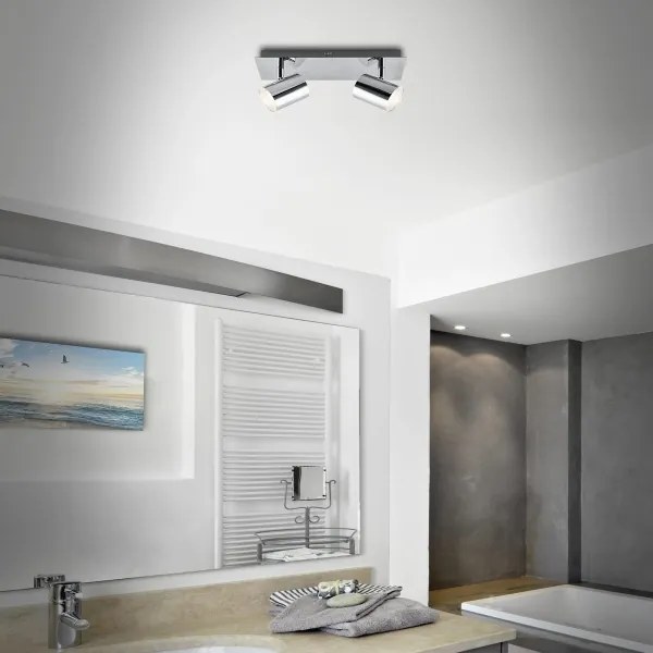 Briloner 2731-028 - Fürdőszobai spotlámpa BANYO 2xGU10/5W/230V fényes króm