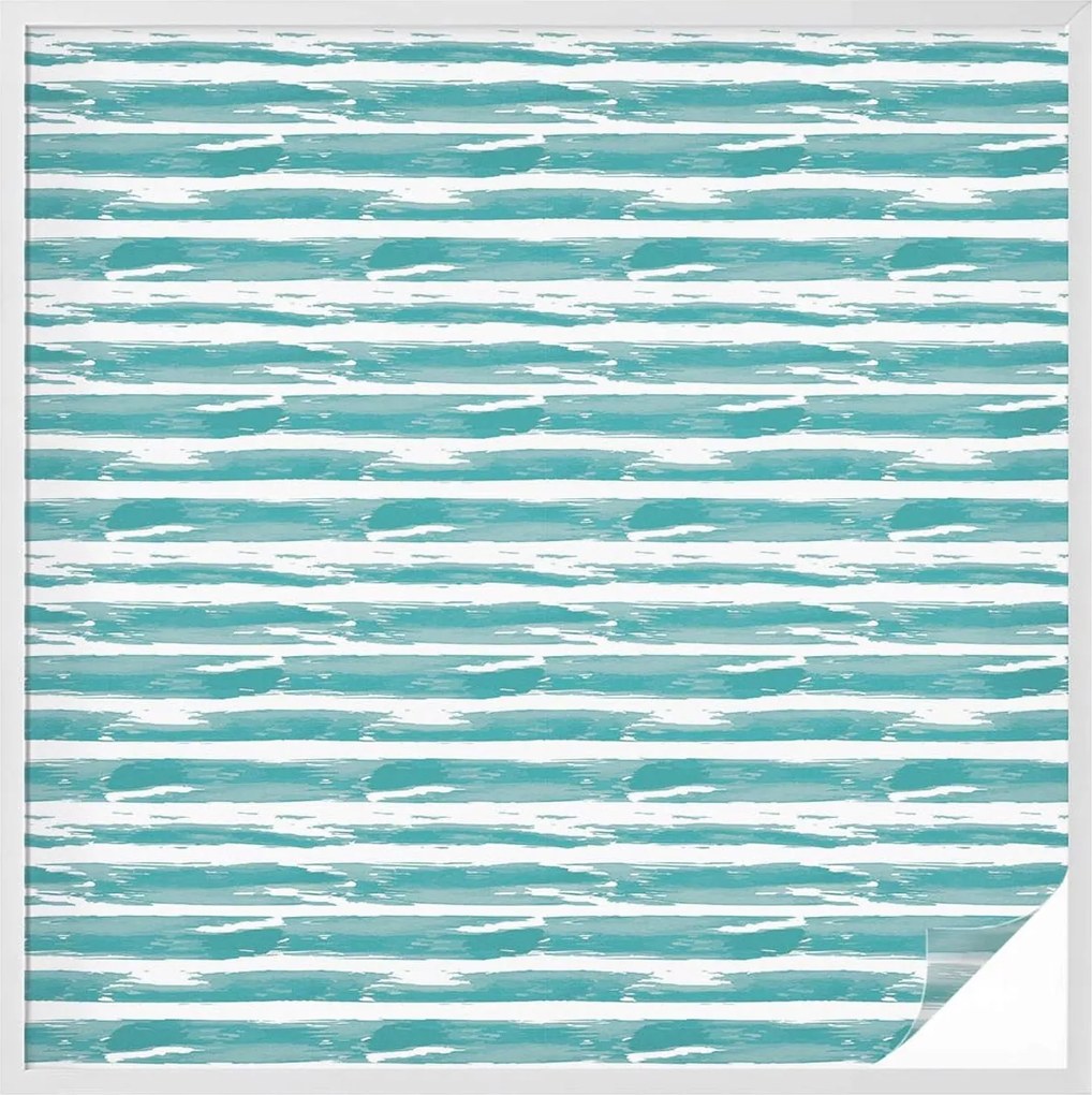 Szélvédőfólia Ablakvédő Zöld csíkos 100x100 cm