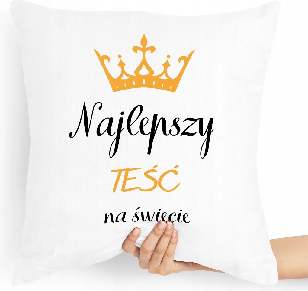 Ajándék Párna Az Apósnak A Világ Legjobb Apósa fényképes nyomtatással