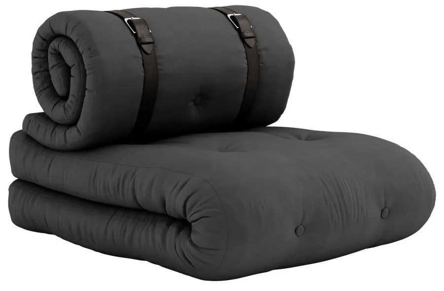 Buckle Up Dark Grey variálható fotel - Karup Design