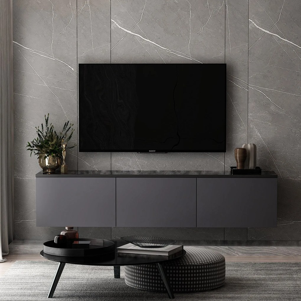TV szekrény Neon - Anthracite