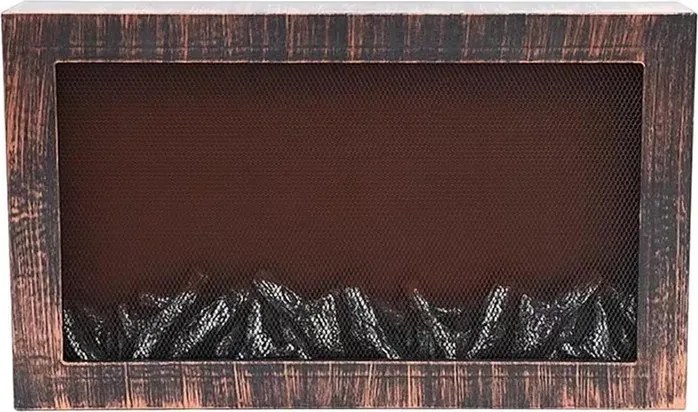 Modern LED kandalló lángutánzással SP-35 - 60x37 cm - réz