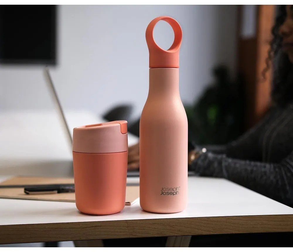 Narancssárga utazóbögre 450 ml Sipp – Joseph Joseph