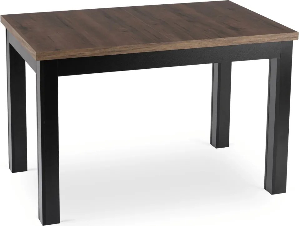 SKUBI bővíthető asztal 120-160 cm dió-fekete