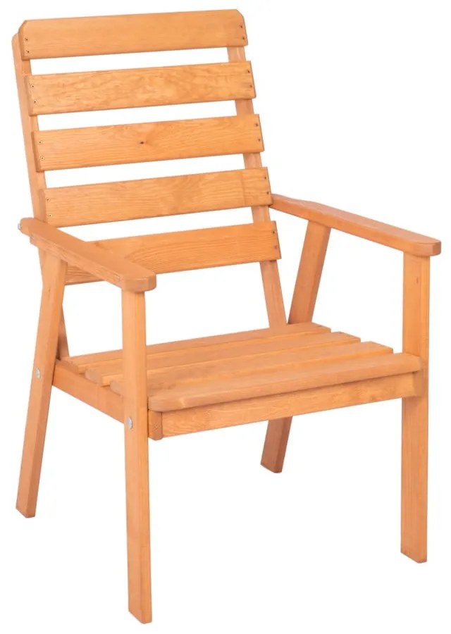 Tömörfa négyszemélyes kerti étkezőgarnitúra Sylva – Rojaplast